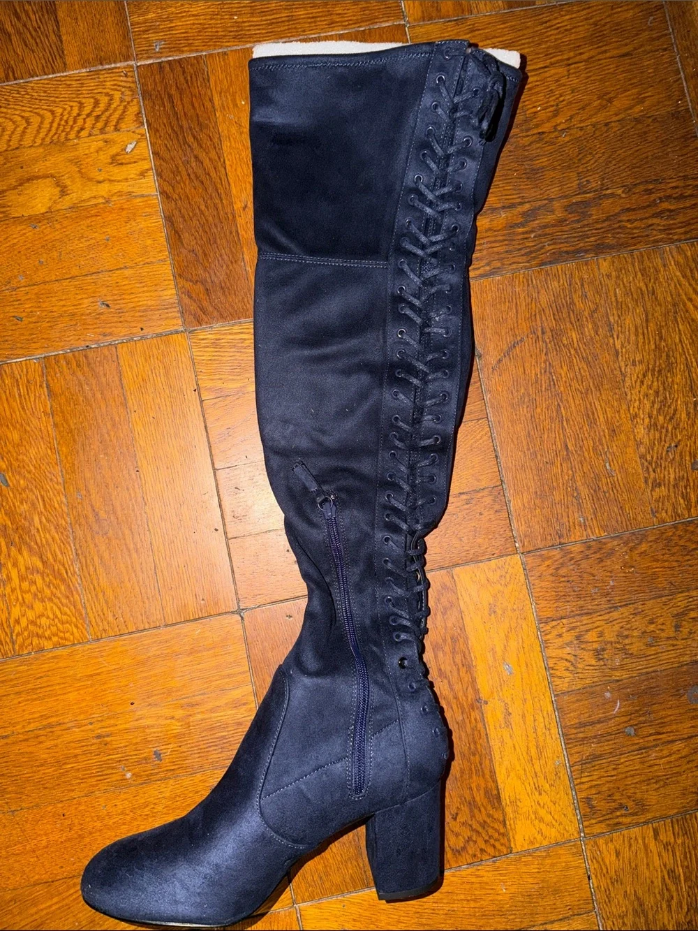 Charles By Charles David  Over-the-Knee Block Heel Boots Midnight 9M